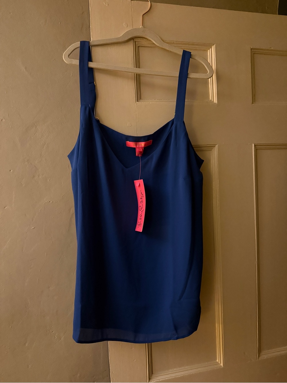 Lilly Pulitzer Royal Blue V-Neck Sleeveless Cami